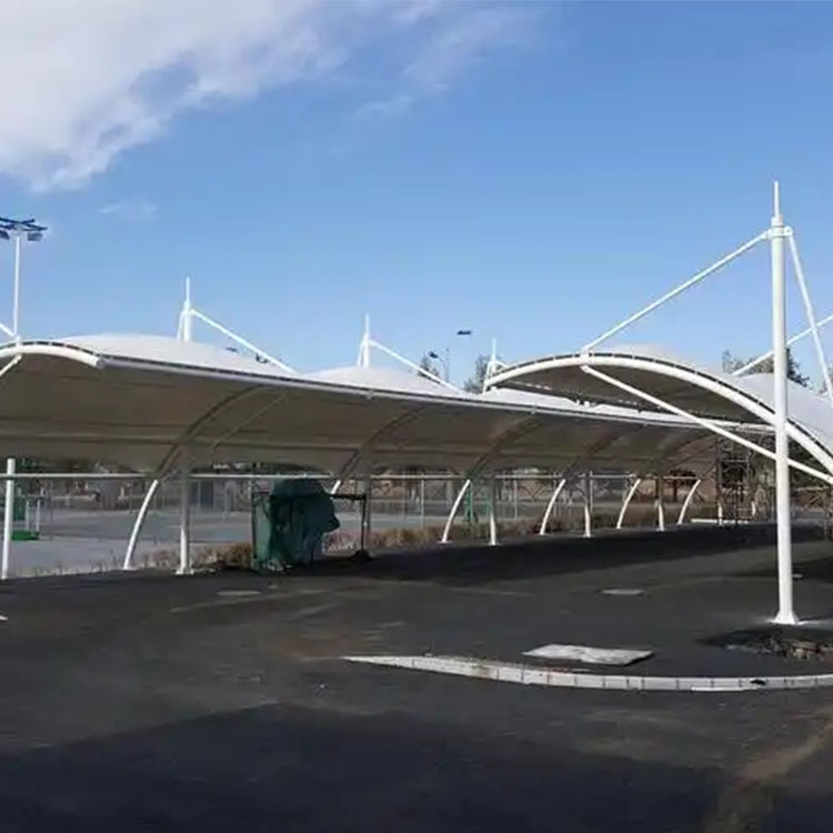 兰陵县膜结构电动车棚