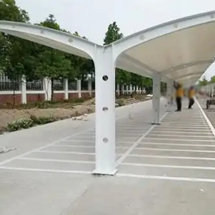 兰陵县膜结构电动车棚